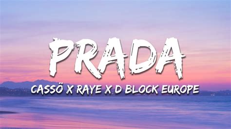 prada parole traduction|cassö, RAYE, D.